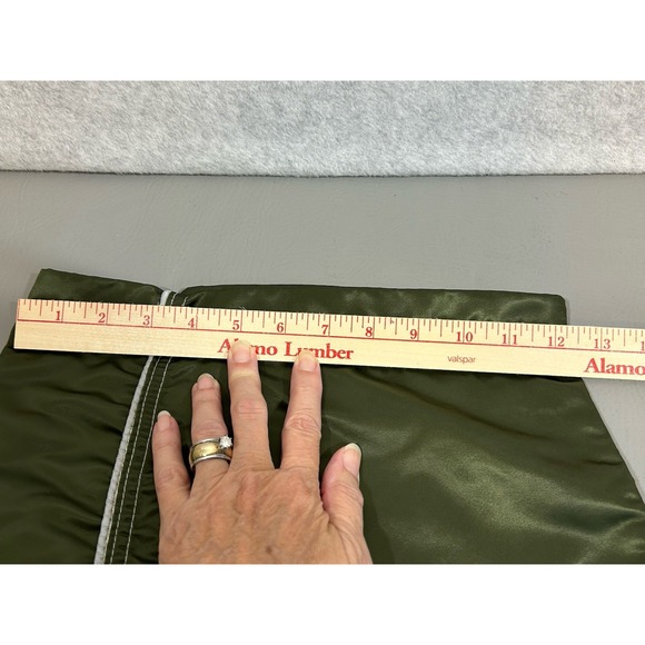 90s Kikwear Nylon Baggy Wide Leg Raver Shorts Made USA Skater Sz 31 *Tagged 32* - Picture 11 of 13